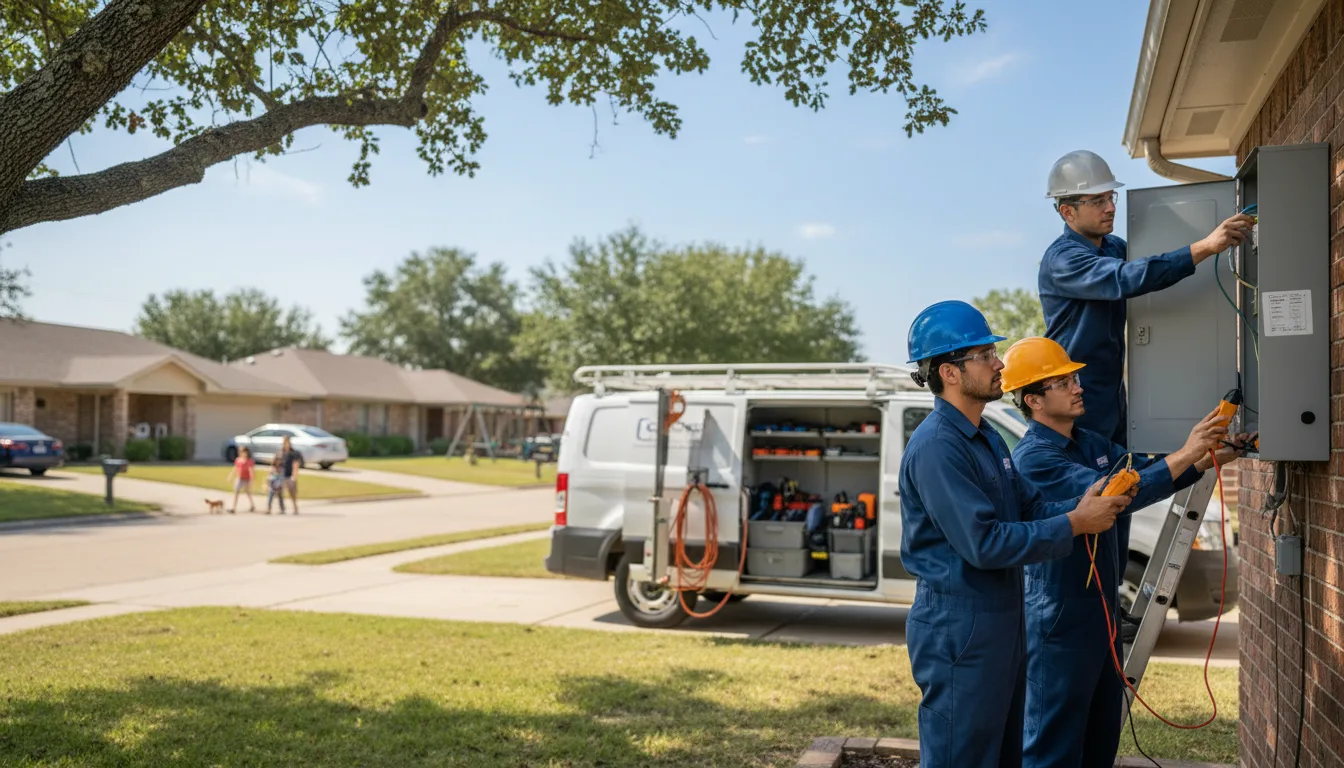 Certified electrician providing emergency electrical services in Vaughan, MS